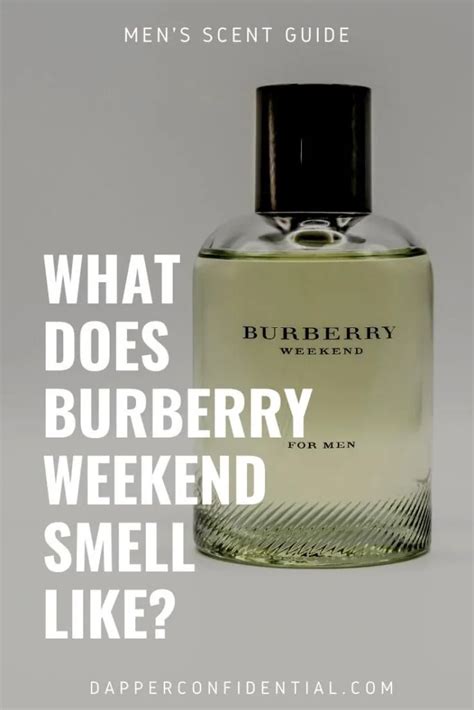 burberry weekend smell like